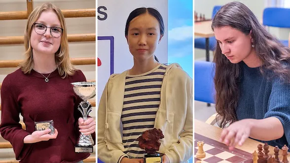 Elsa Andersson, Alice Xiong och Nathalie Biström